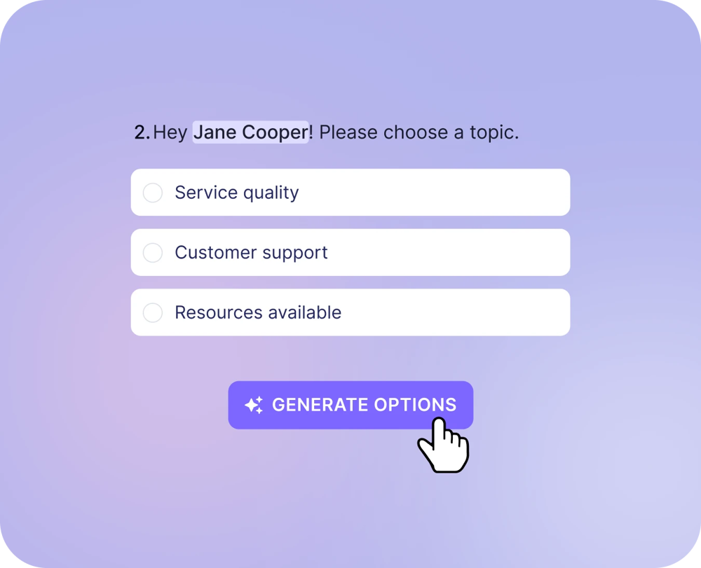 Найдите хорошие варианты ответов