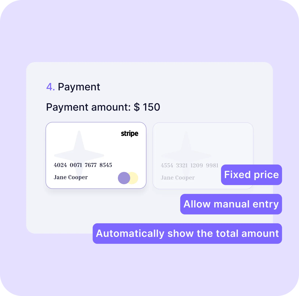 Connect your form with your Stripe account