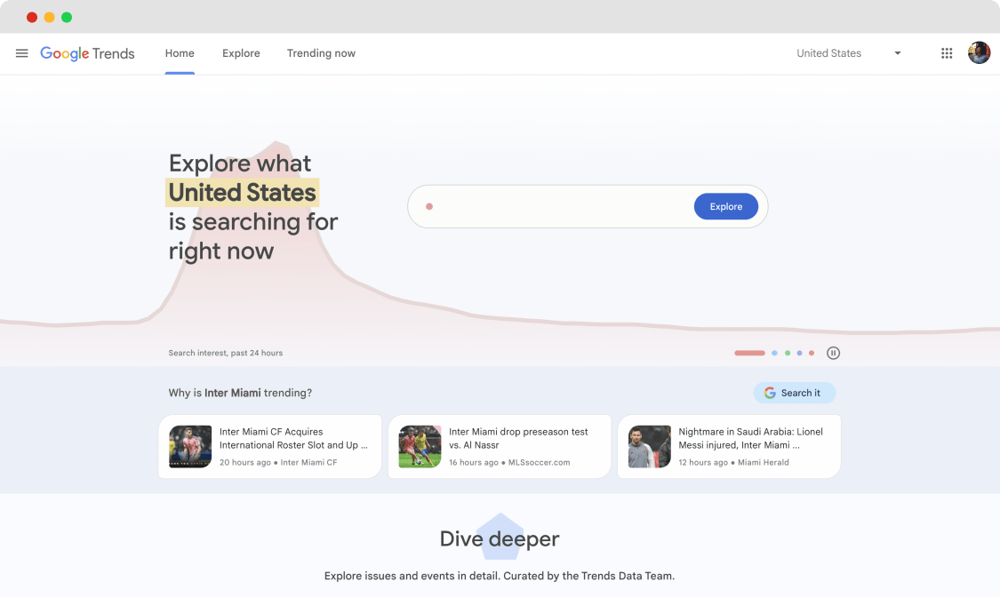#5 Best market research tool - Google Trends