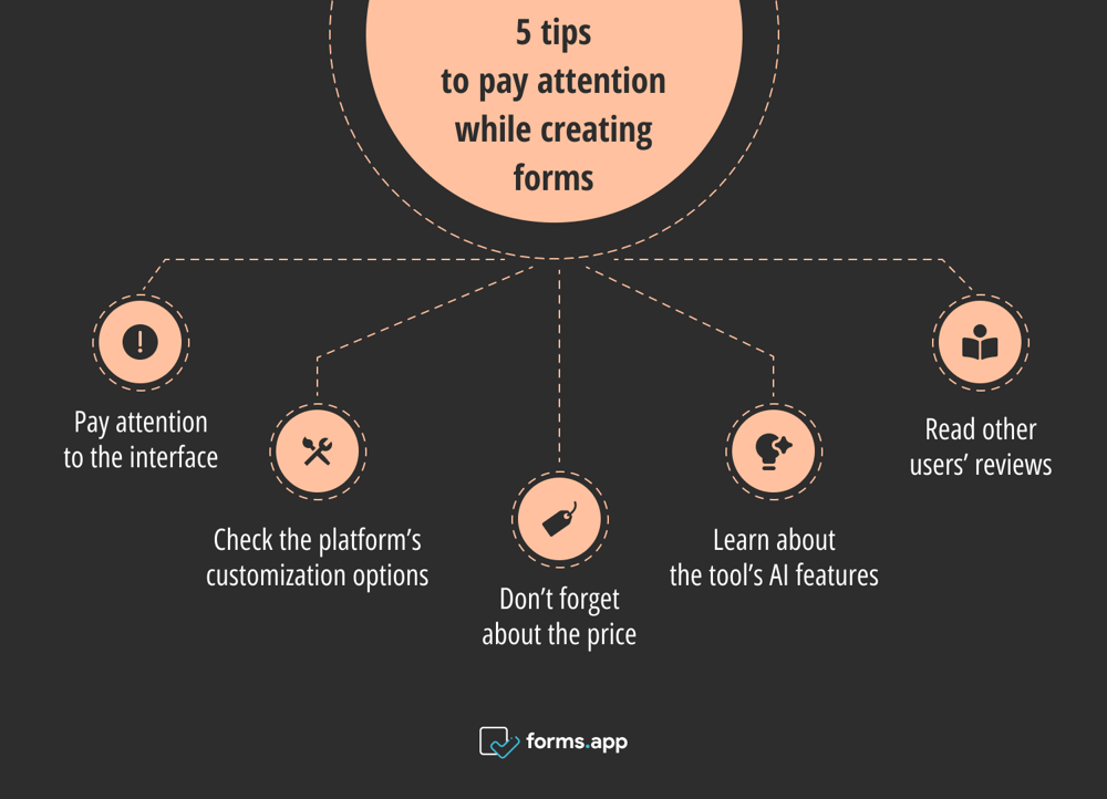 Consejos de expertos al crear formularios