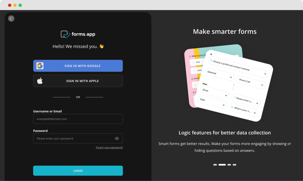 Inicia sesión en tu cuenta