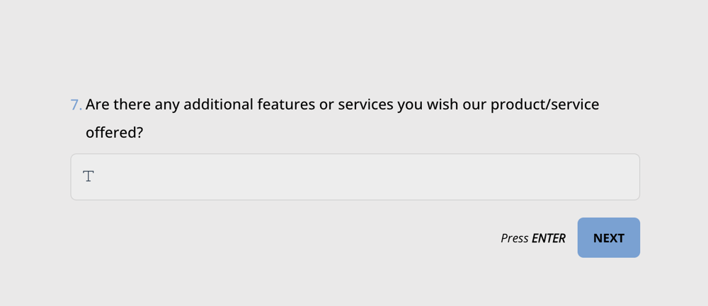 Uma pergunta aleatória para fazer ao seu cliente