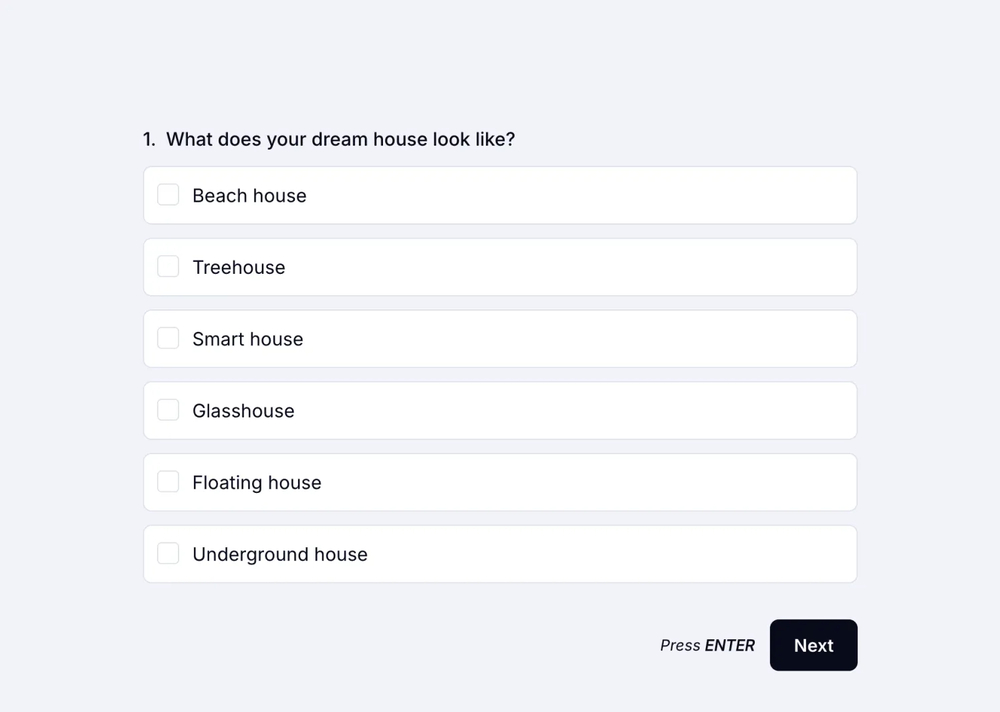 An example icebreaker poll question