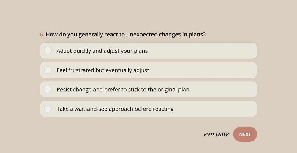 Eine Persönlichkeitsfrage zur Psychologie