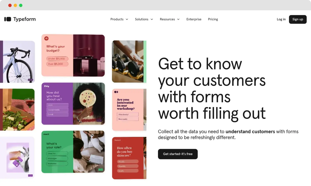 Log into your Typeform account