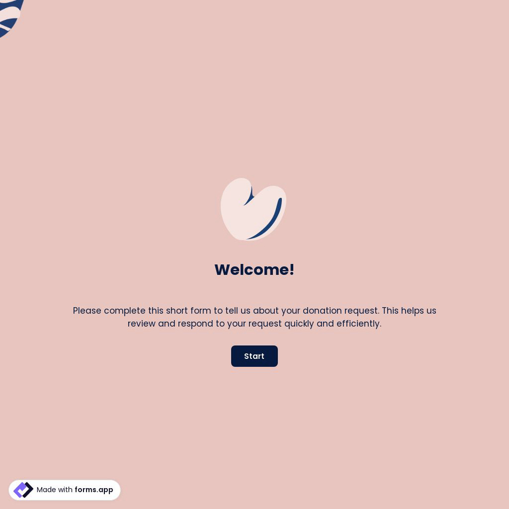 Donation Request Form Template