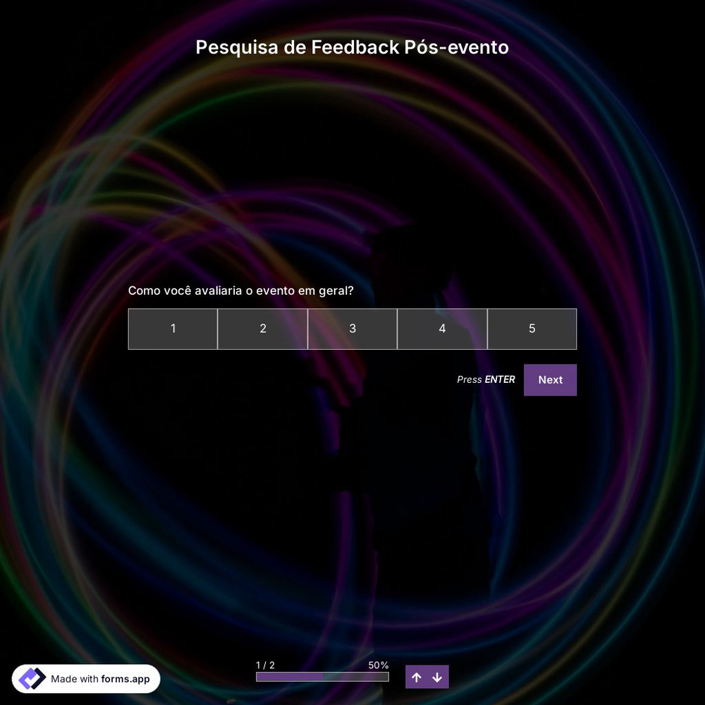 Modelo de Pesquisa de Feedback Pós-evento