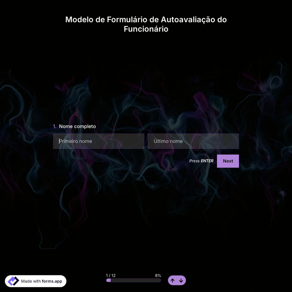 Formulário de Autoavaliação do Funcionário