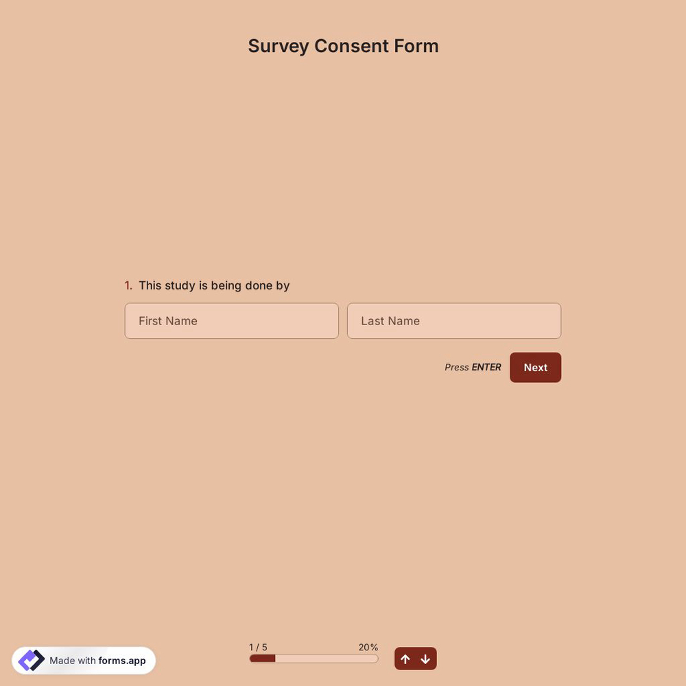 Survey Consent Form Template