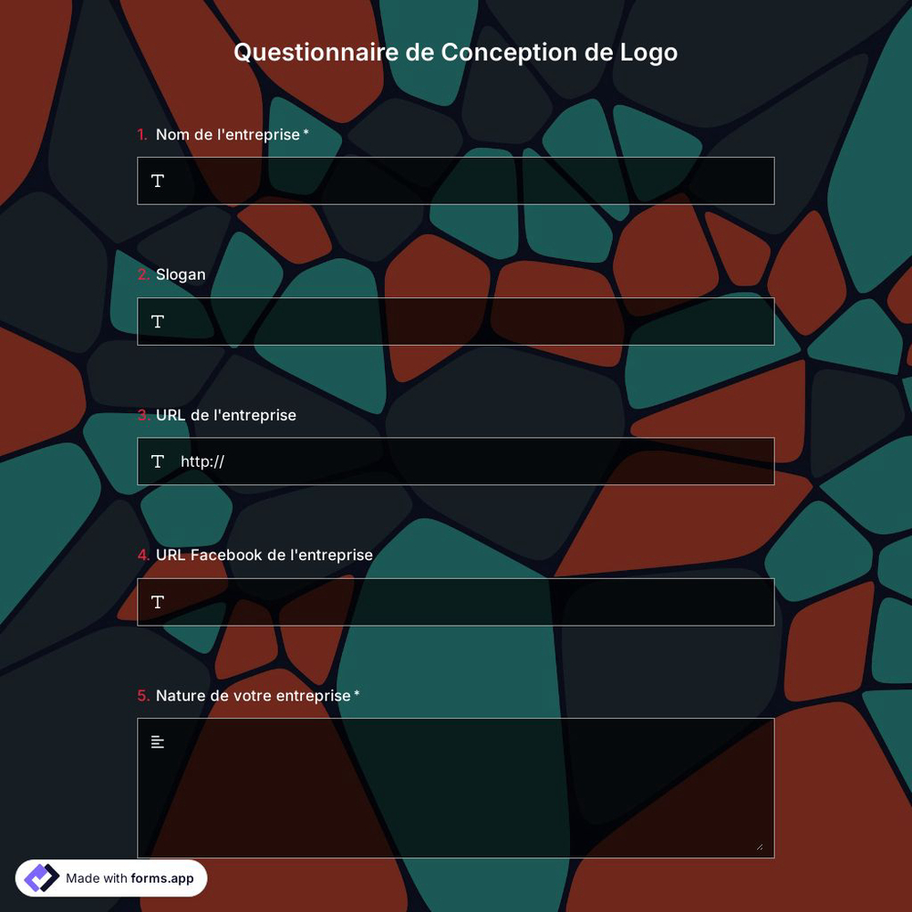 Questionnaire de Conception de Logo