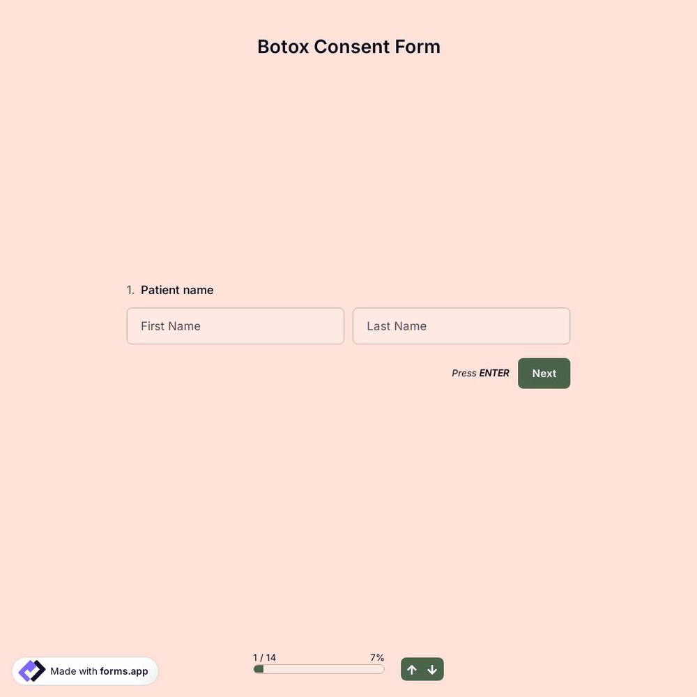 Botox Consent Form
