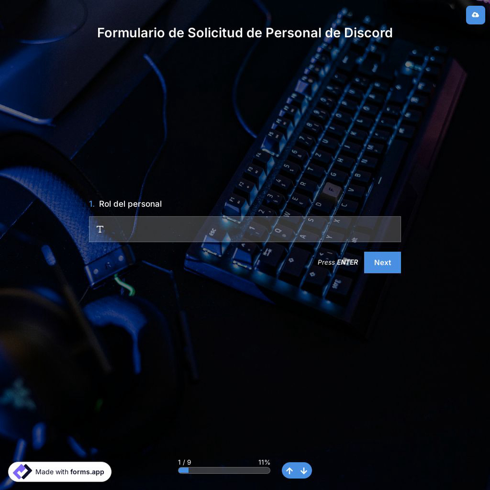 Formulario de Solicitud de Personal de Discord
