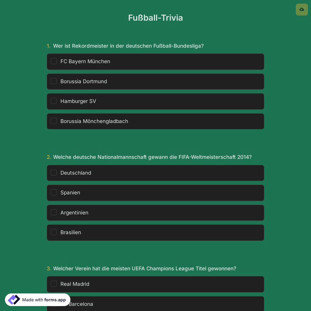 Fußball-Trivia