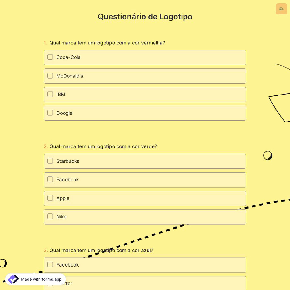 Questionário de Logotipo