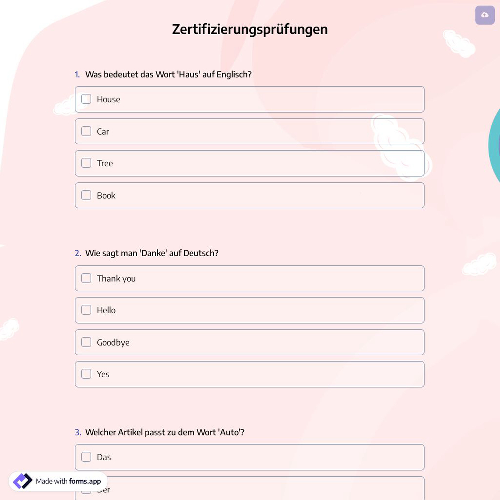 Zertifizierungsprüfungen