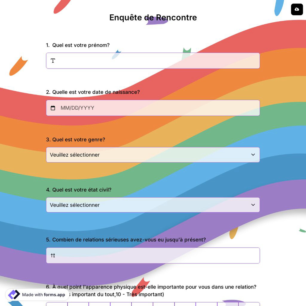 Enquête de Rencontre