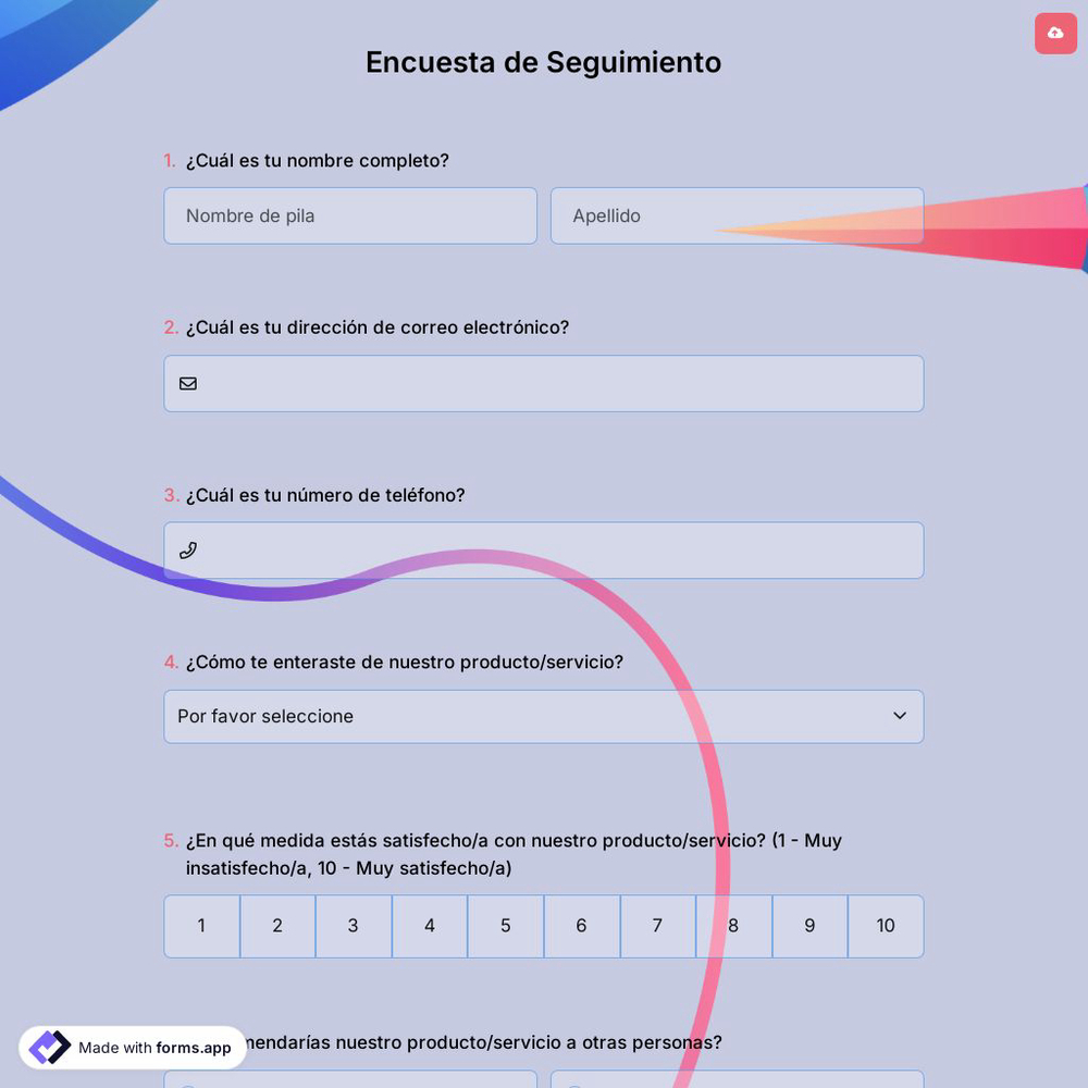 Encuesta de Seguimiento