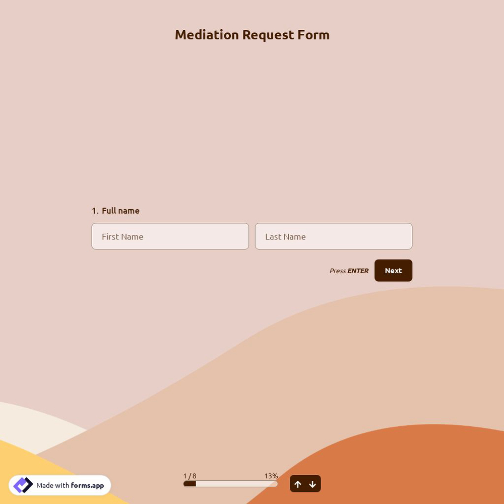 Mediation Request Form