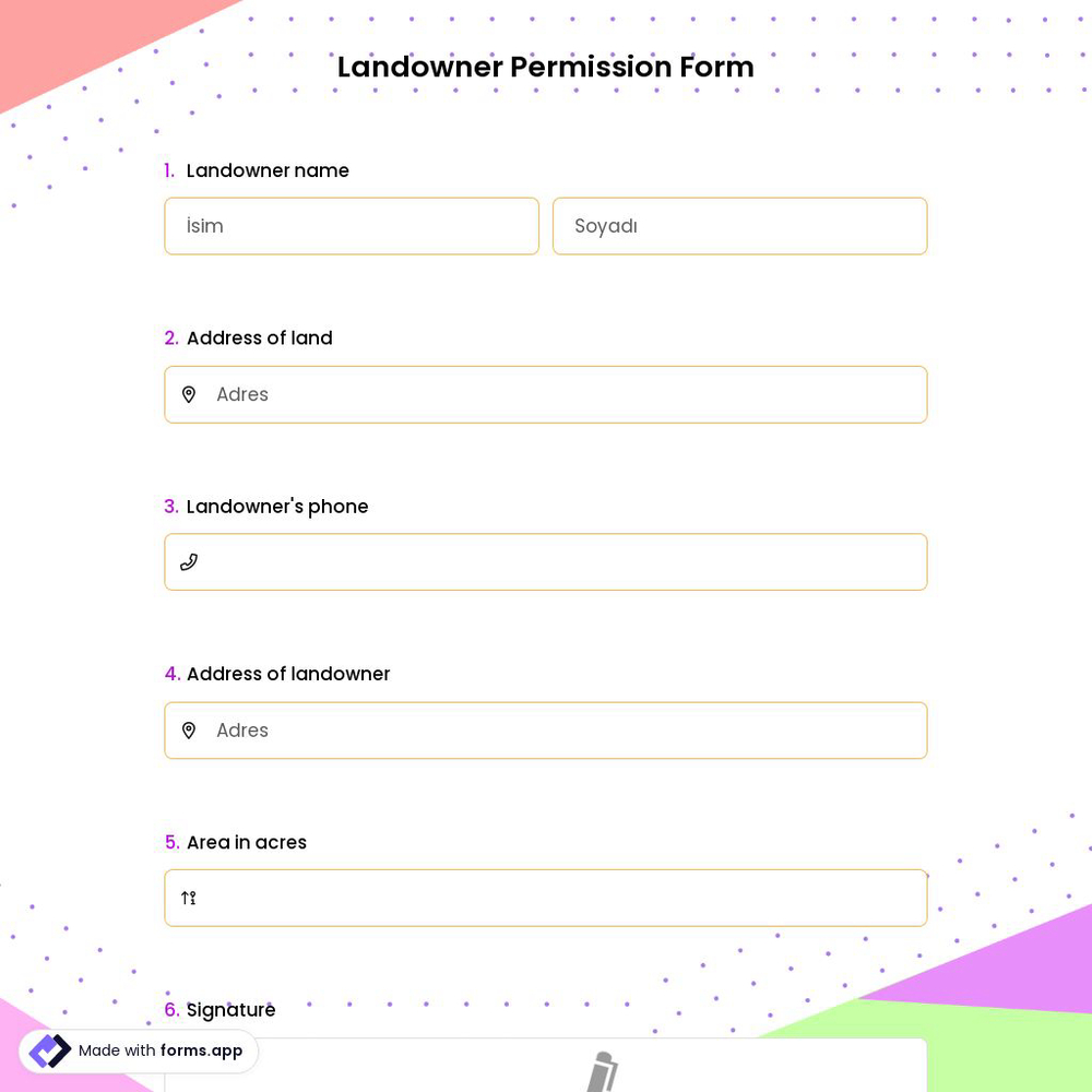 Landowner Permission Form