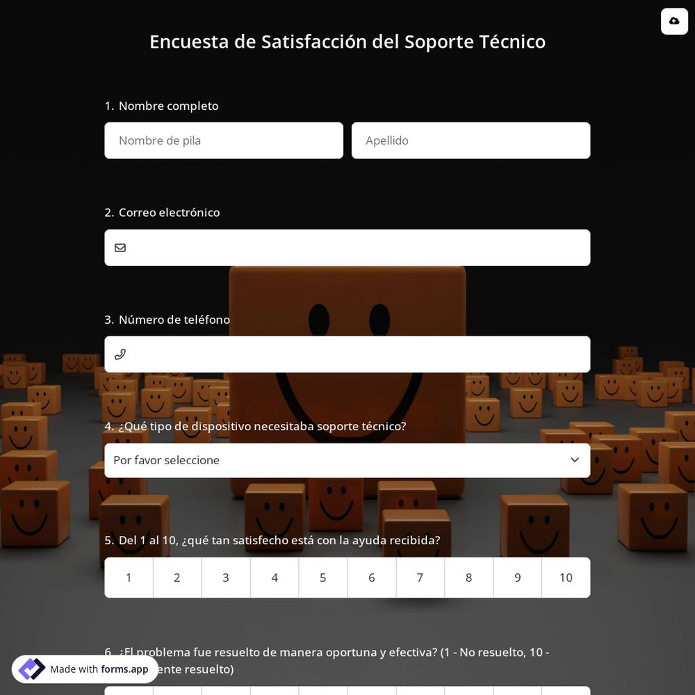Encuesta de Satisfacción del Soporte Técnico