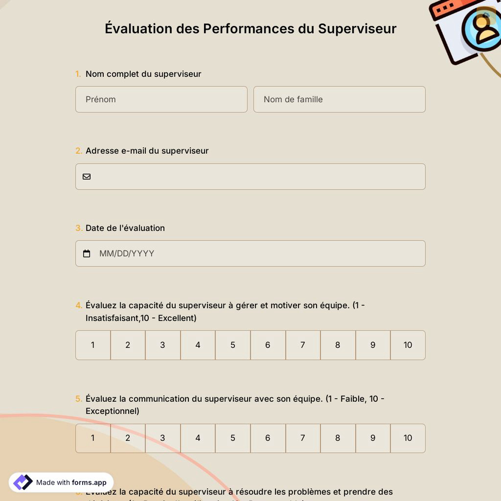 Évaluation des Performances du Superviseur