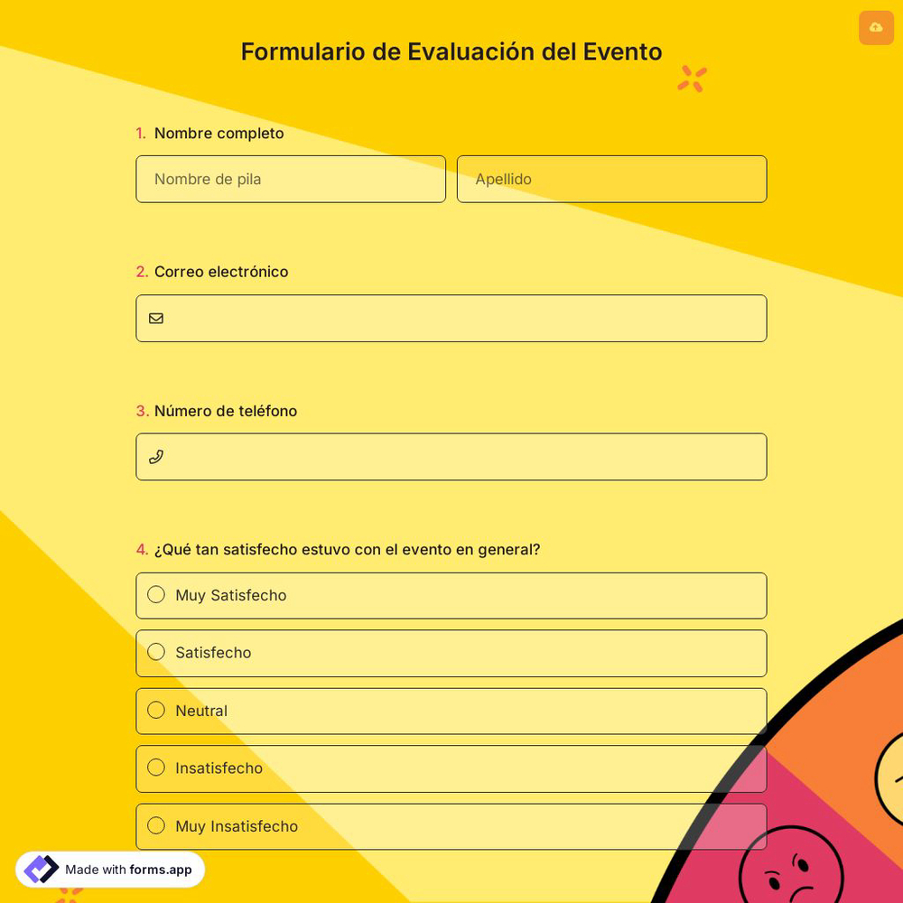 Formulario de Evaluación del Evento