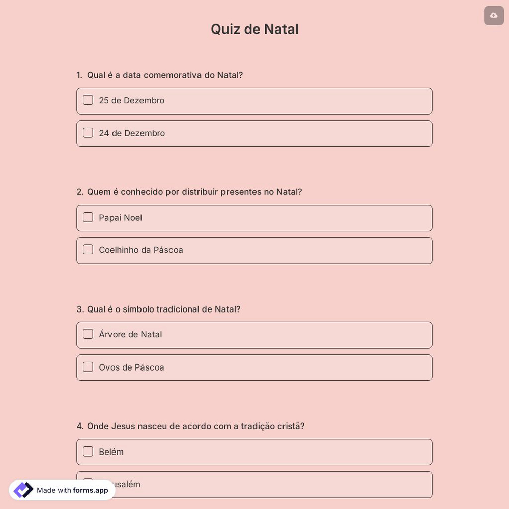 Quiz de Natal