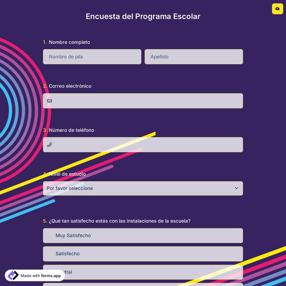 Encuesta del Programa Escolar