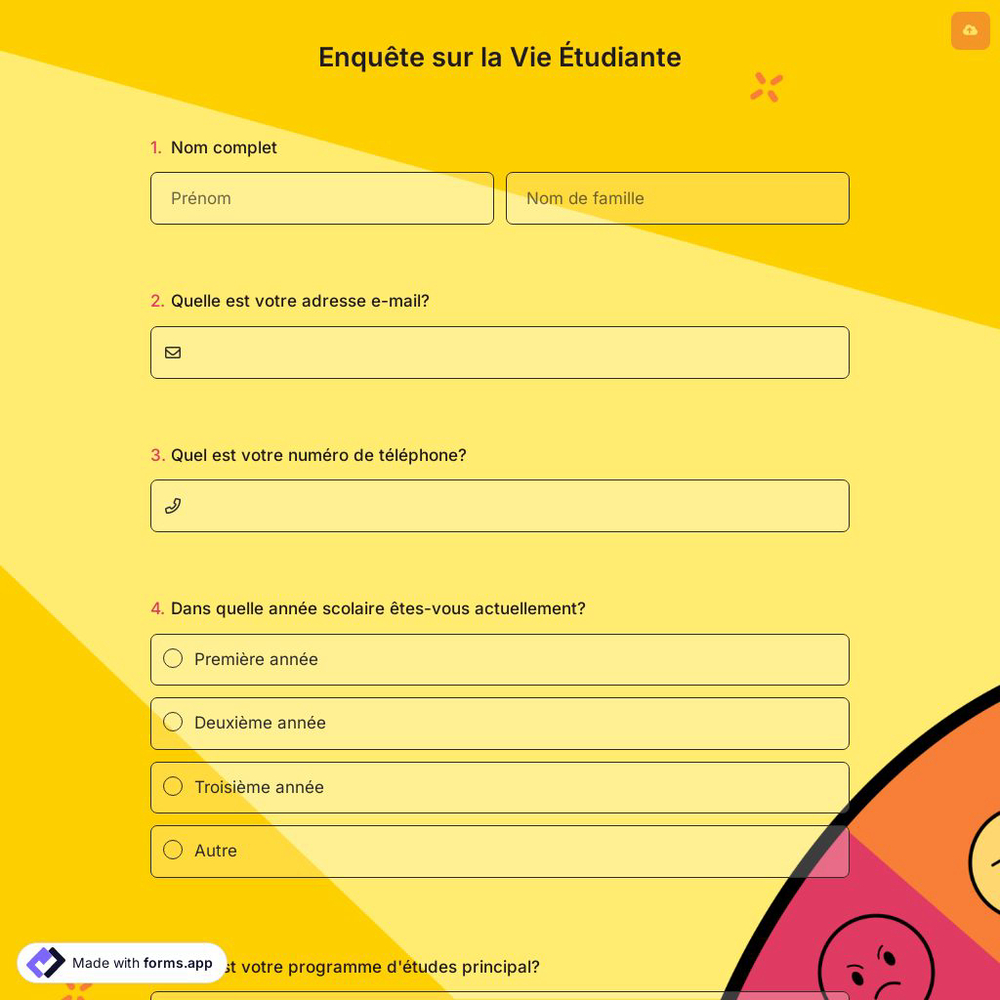 Enquête sur la Vie Étudiante