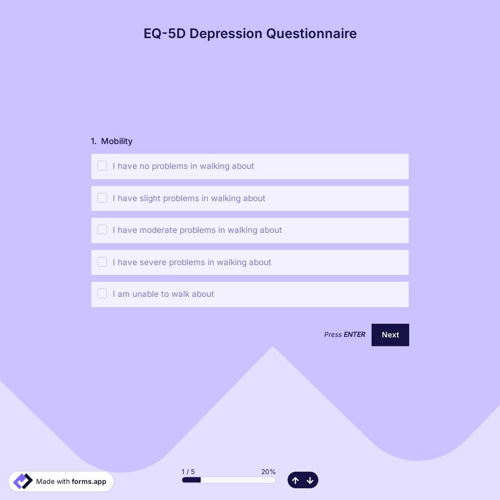 EQ-5D Depression Questionnaire