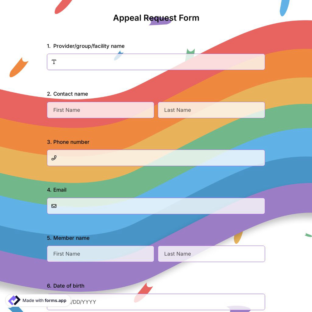 Appeal Request Form