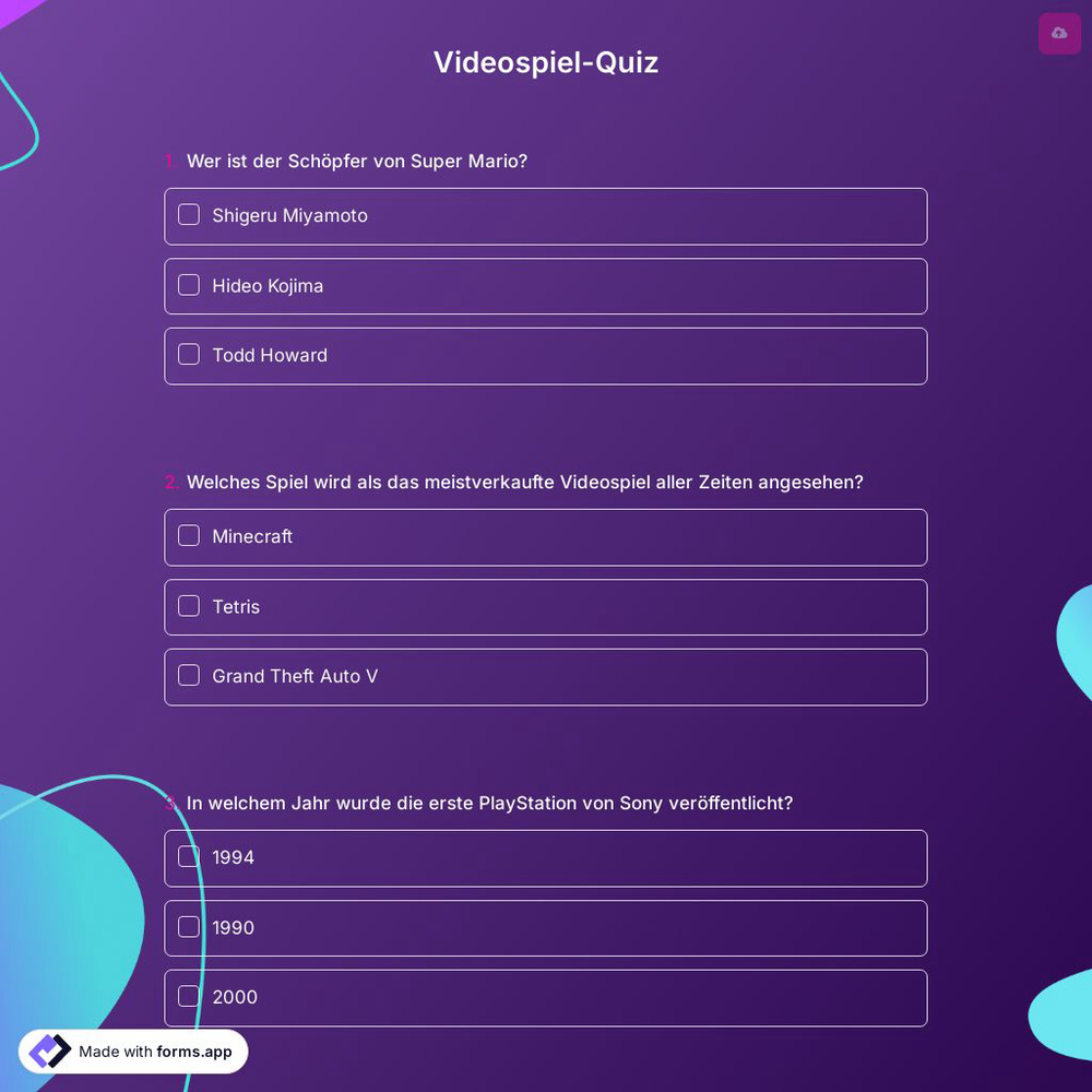 Videospiel-Quiz