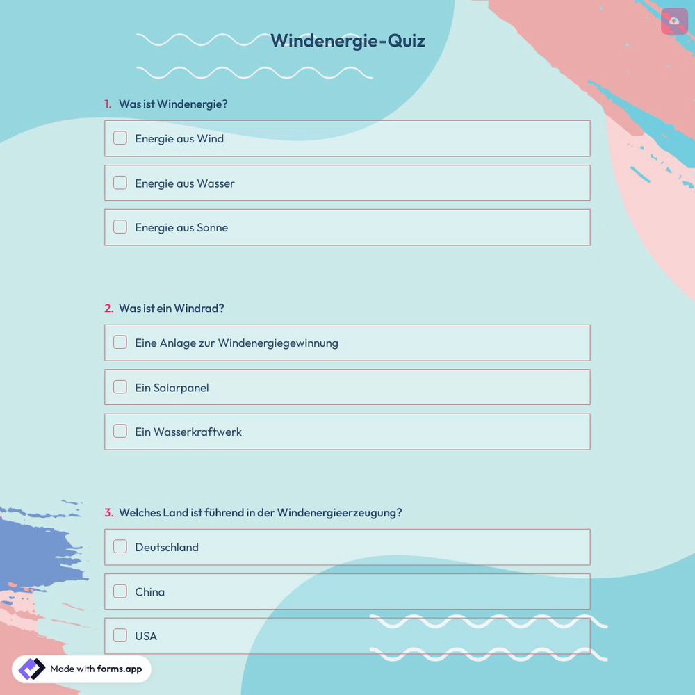 Windenergie-Quiz
