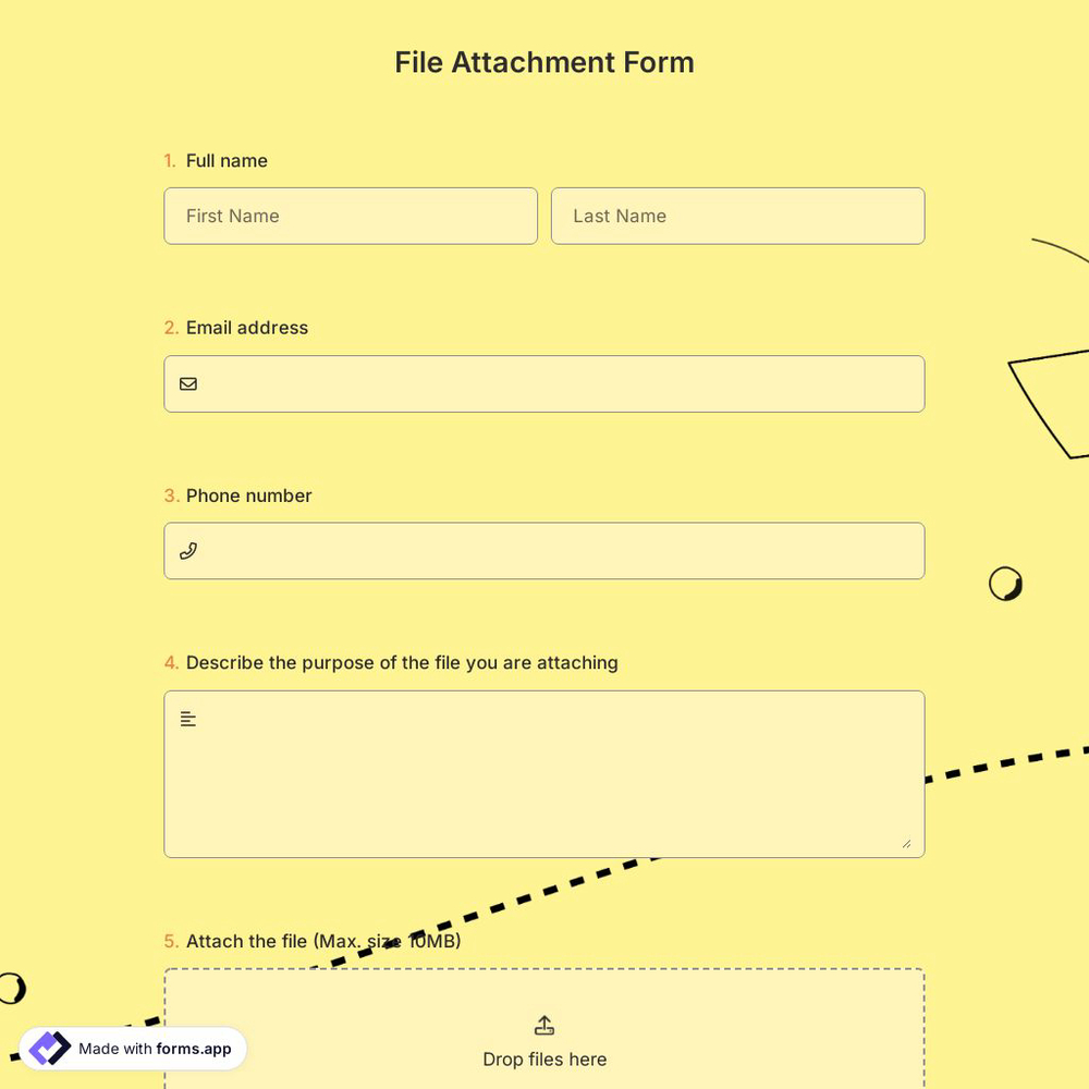 File Attachment Form