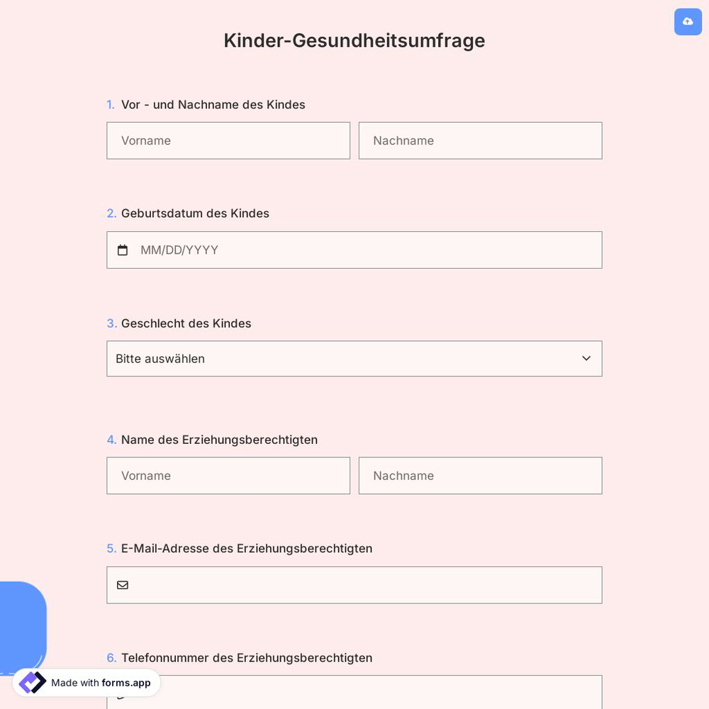 Kinder-Gesundheitsumfrage
