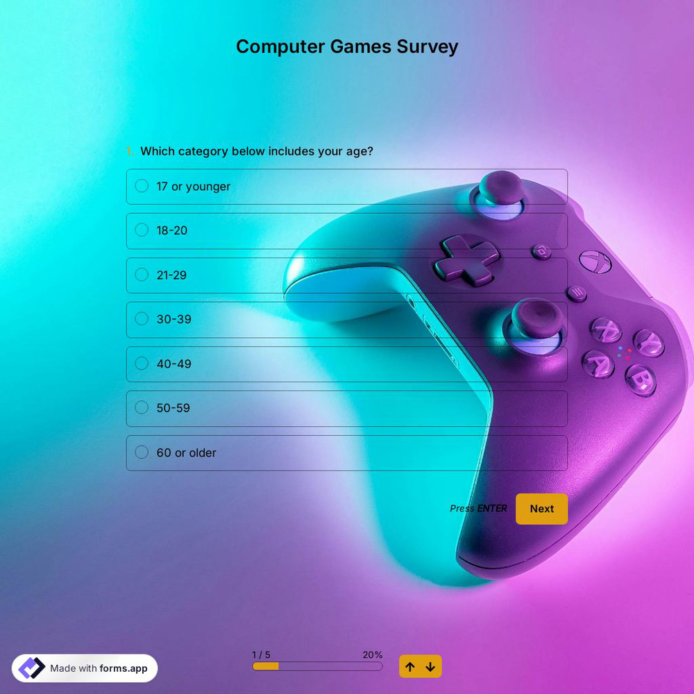 Computer Games Survey