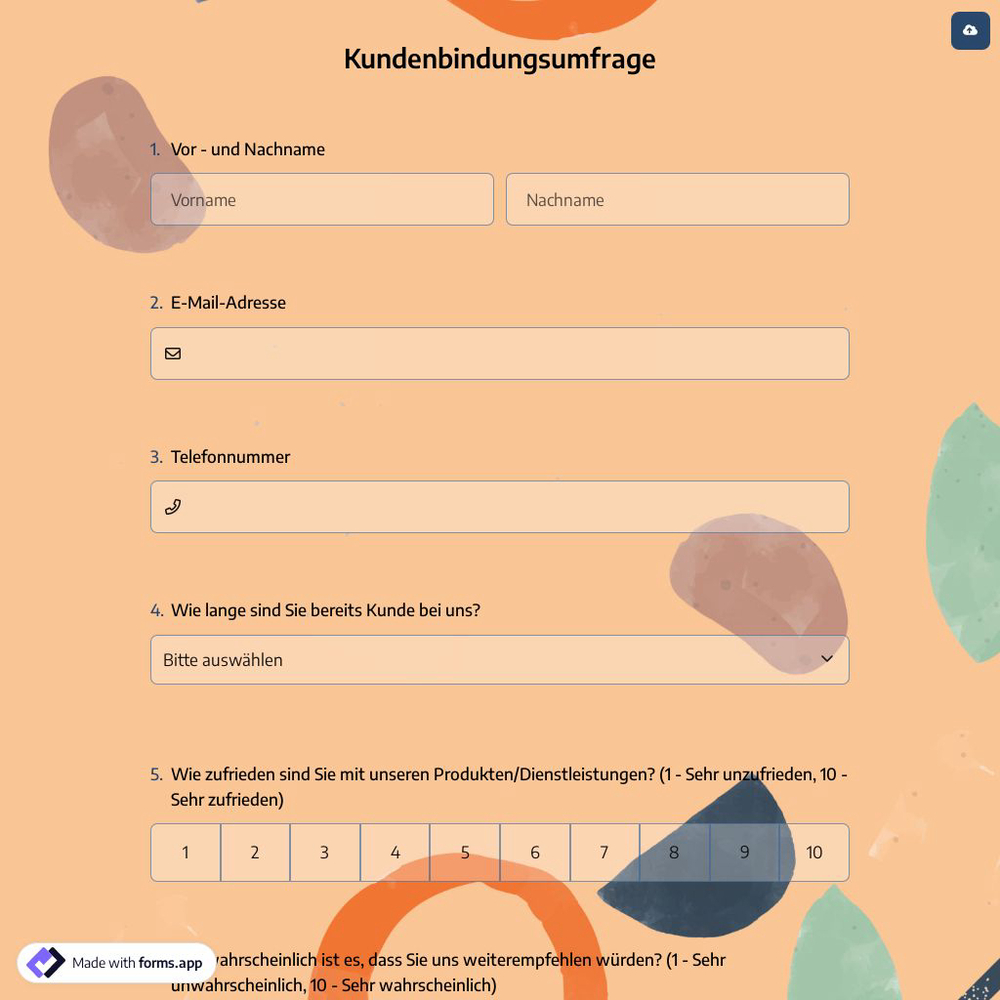 Kundenbindungsumfrage