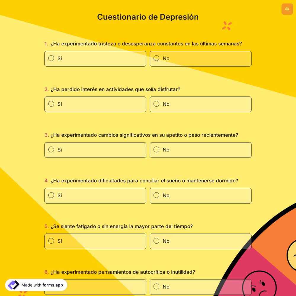 Cuestionario de Depresión
