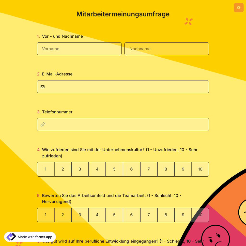 Mitarbeitermeinungsumfrage