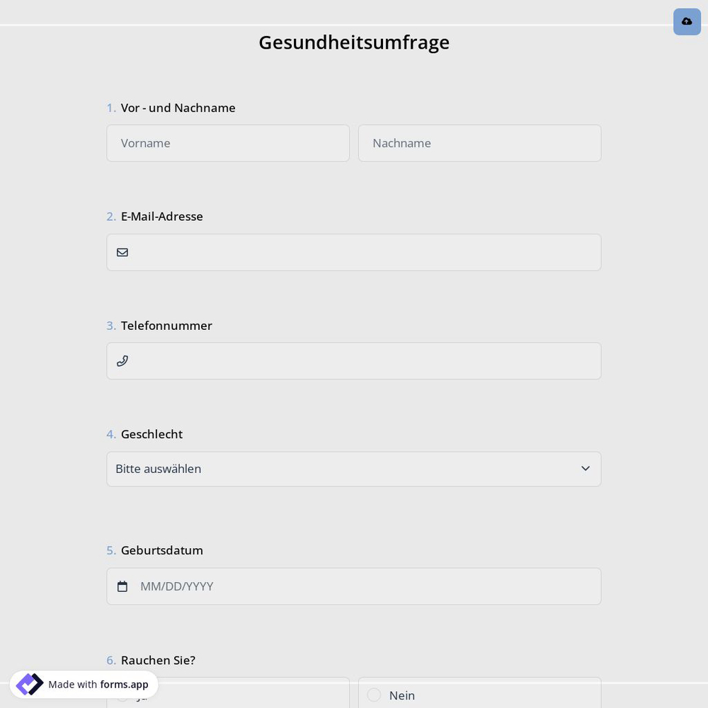 Gesundheitsumfrage