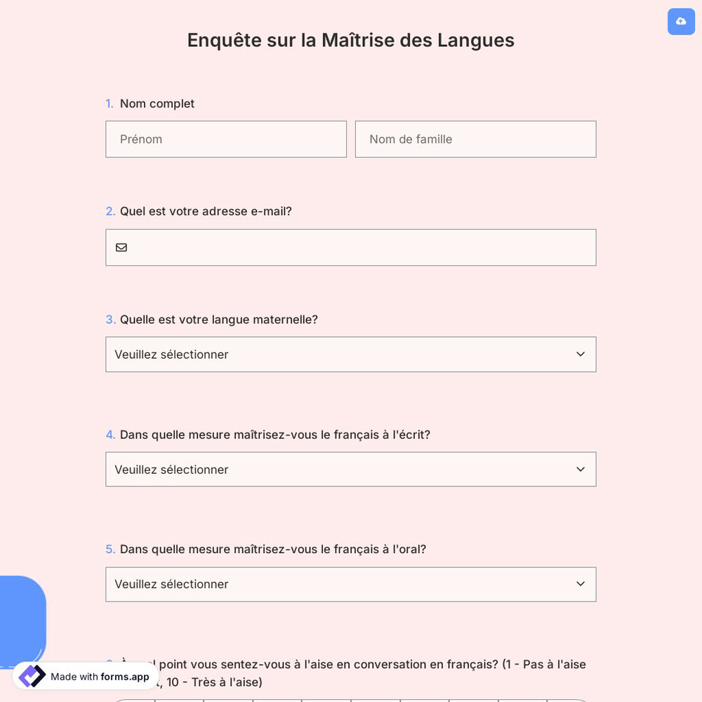 Enquête sur la Maîtrise des Langues