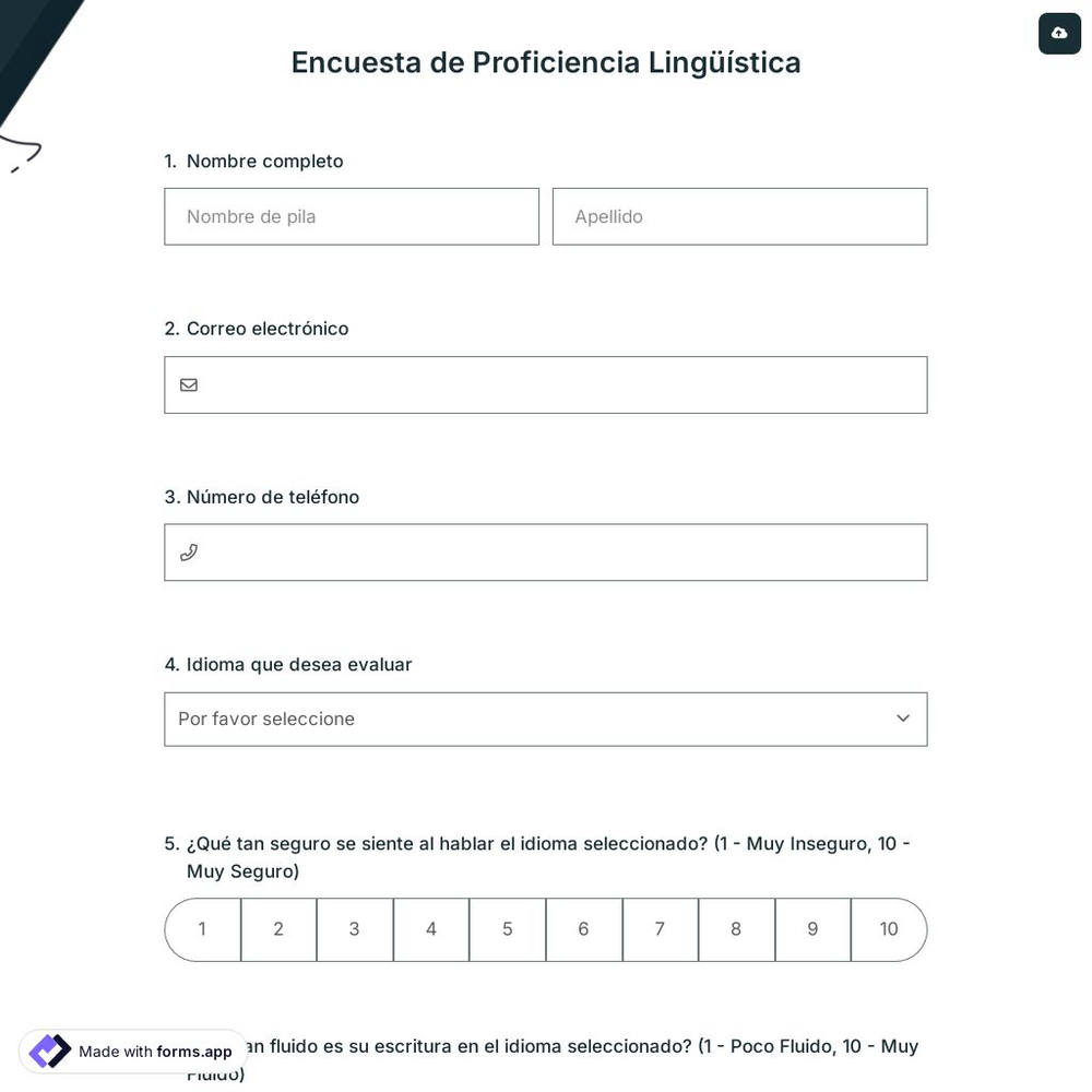 Encuesta de Proficiencia Lingüística