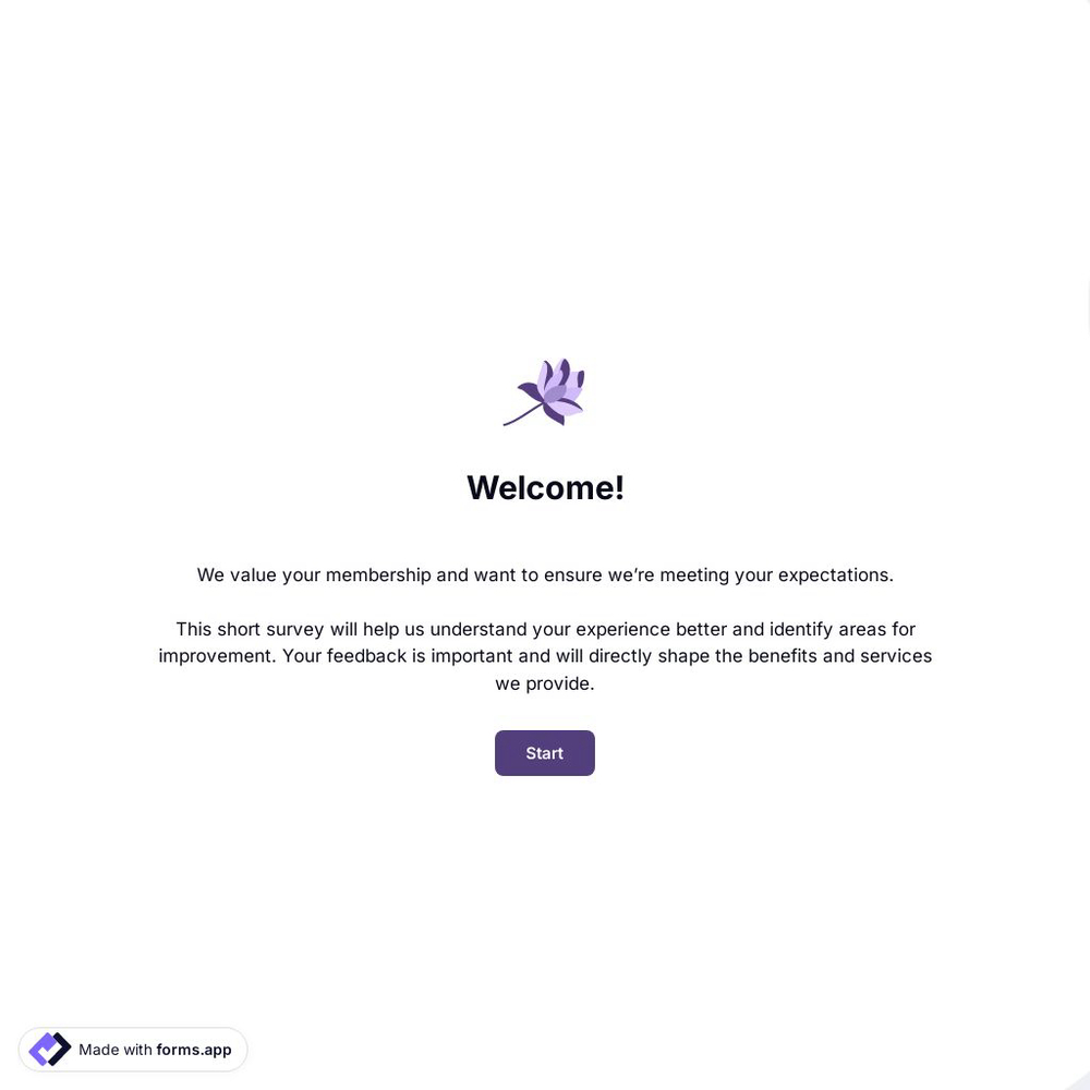 Membership Satisfaction Survey