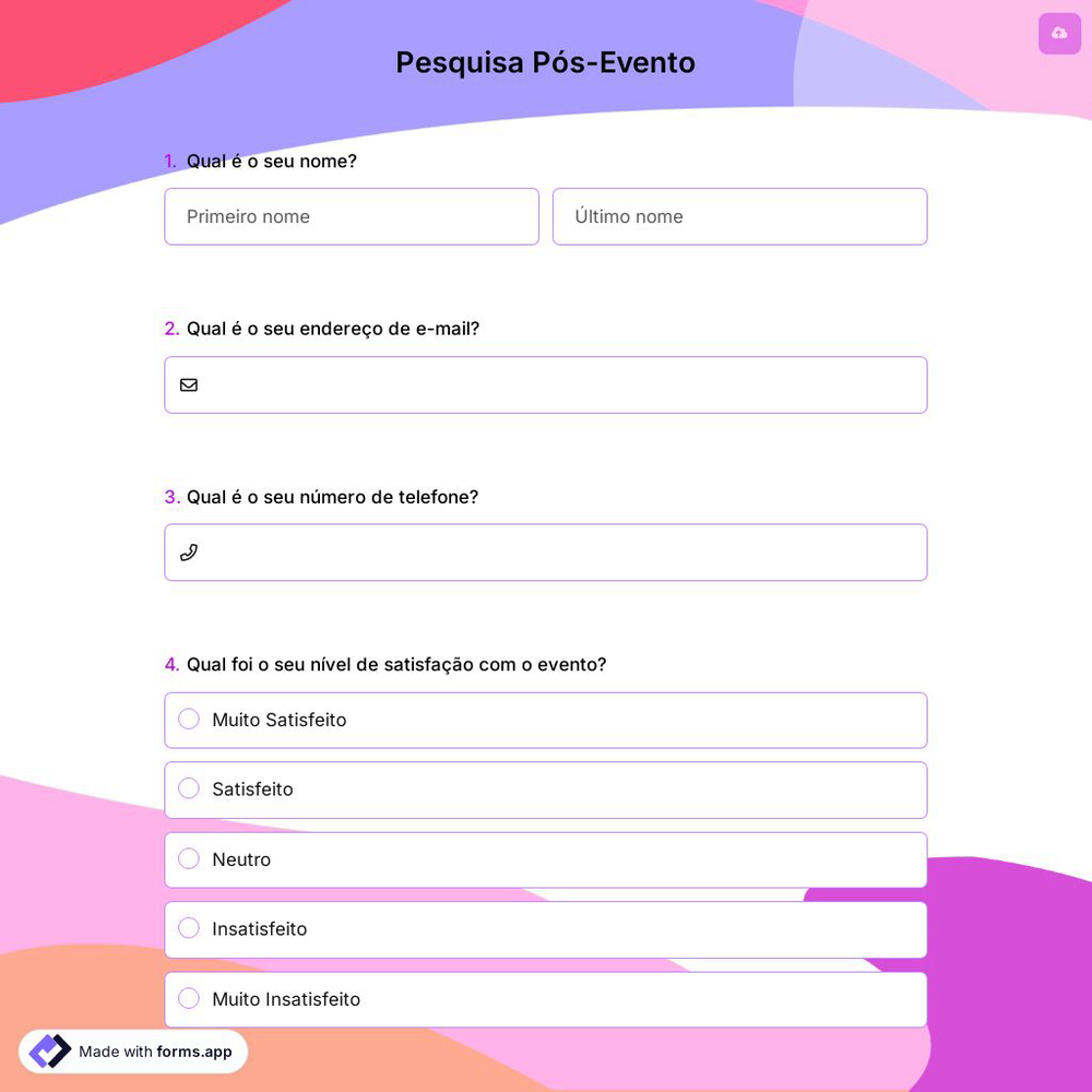 Pesquisa Pós-Evento