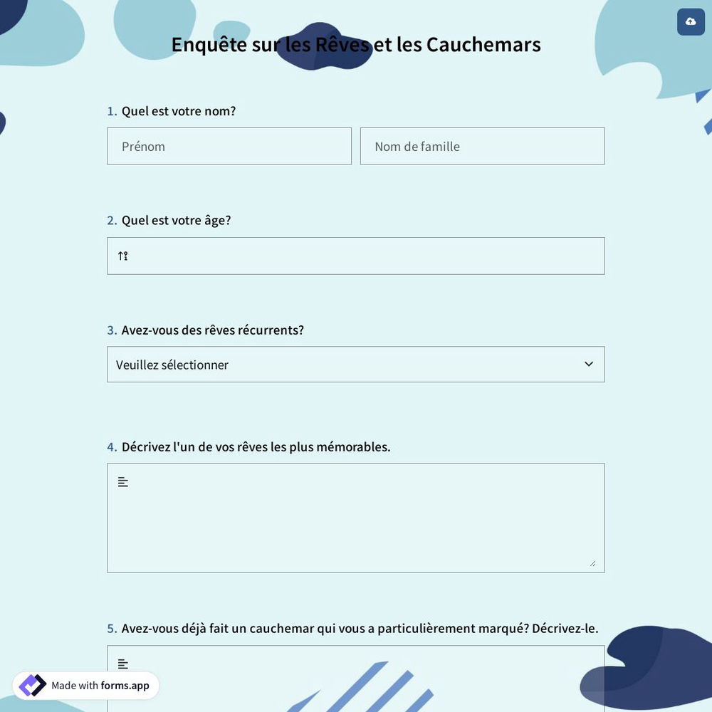 Enquête sur les Rêves et les Cauchemars