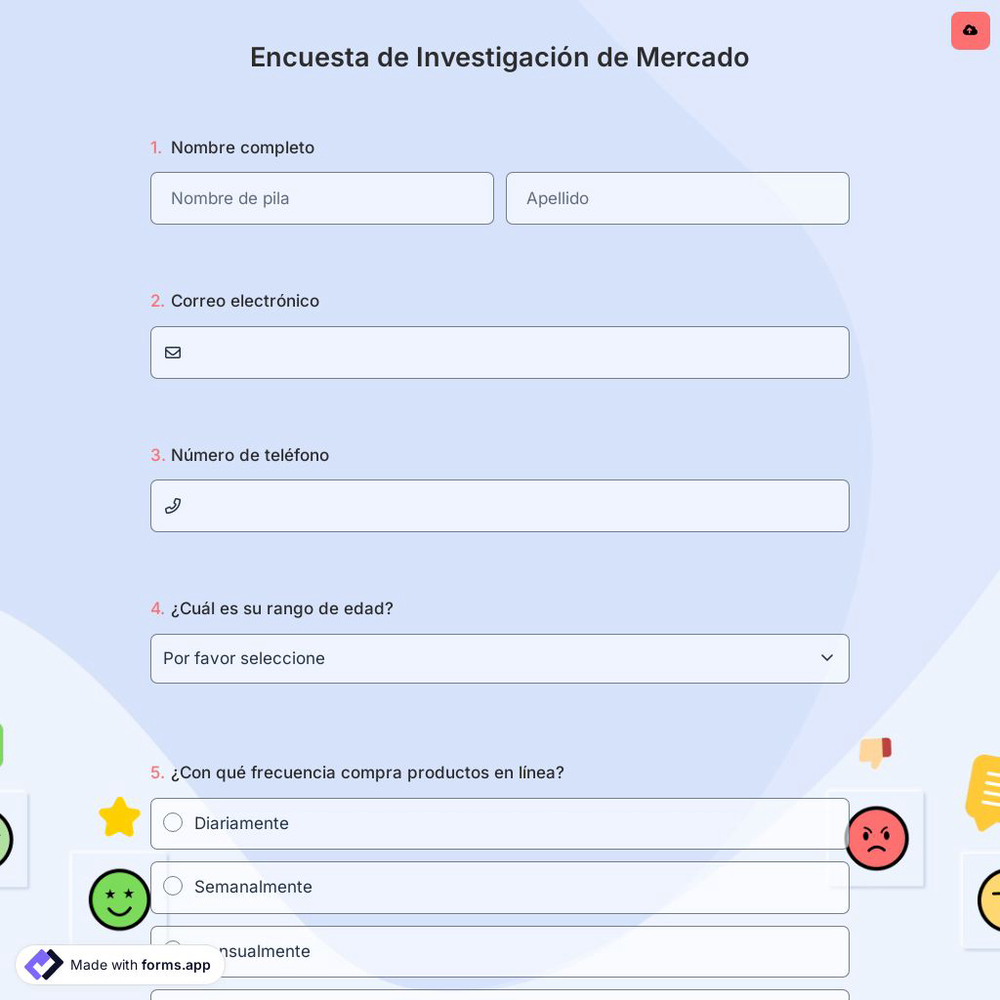 Encuesta de Investigación de Mercado
