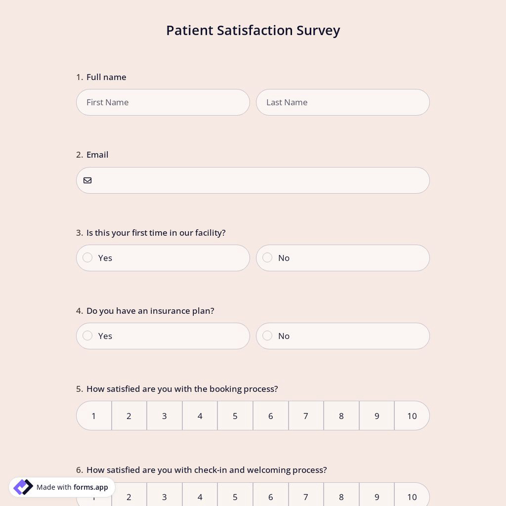Patient Satisfaction Survey