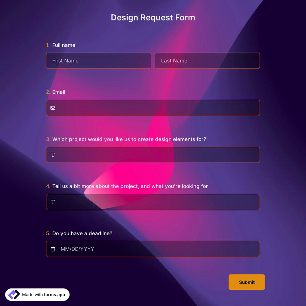 Design Request Form