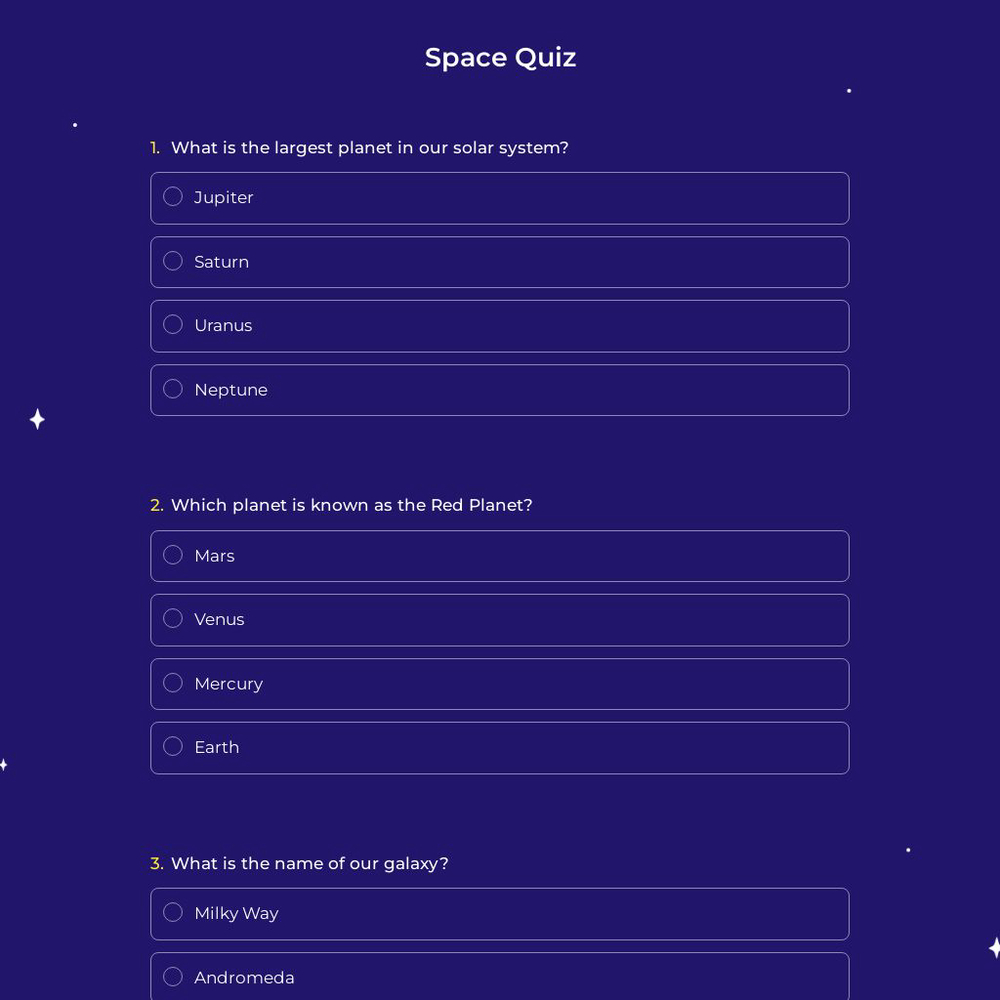 Space Quiz