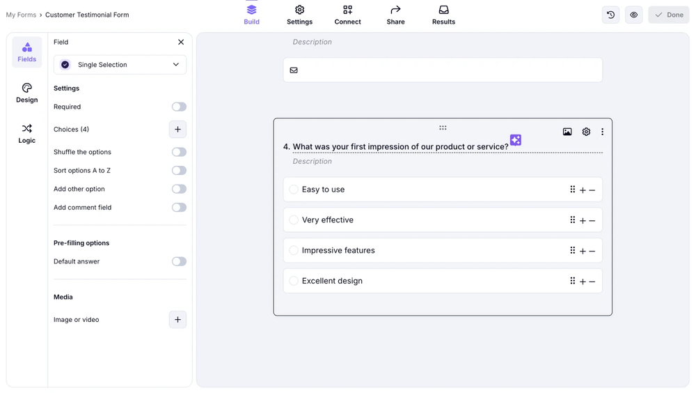 Add your own questions